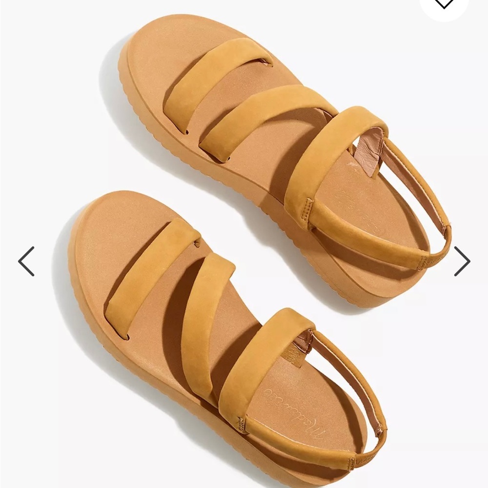 Madewell Puffy Slingback Sandals size 8